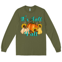 Army Green it's fall y'all Long Sleeve Tee - Artiststas