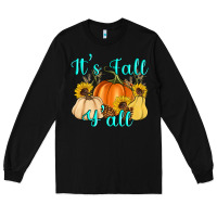 Black it's fall y'all Long Sleeve Tee - Artiststas