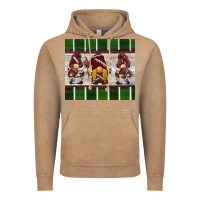 Vintage Coffee football gnomes Vintage Hoodie - BarkalooDesign