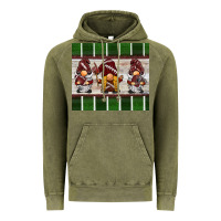 Vintage Olive football gnomes Vintage Hoodie - BarkalooDesign