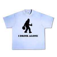 Grape Ice bigfoot sasquatch i drink alone Urban Heavy Tee - artisFamous