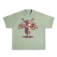 Oil Green vespa Urban Heavy Tee - artisFamous