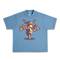 Pebble Blue vespa Urban Heavy Tee - artisFamous