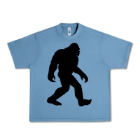 Pebble Blue bigfoot in black design Urban Heavy Tee - artisFamous