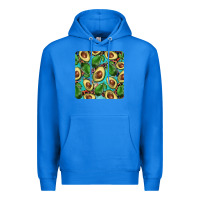 True Royal avacado with turquoise and leopard background mug coaster Premium Hoodie - BarkalooDesign