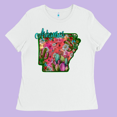 Arkansas Ladies Tee Designed By Sublimationcraftshop