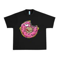 Black DONUT Urban Heavy Tee - artisFamous