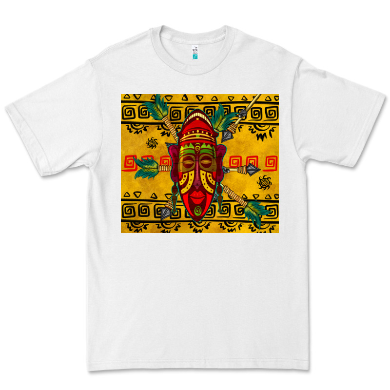 African Mask Tumbler Premium Tee by BundleAndBundleShop | Teevron