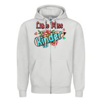 Little Miss Kindergarten Zipper Hoodie | Teevron
