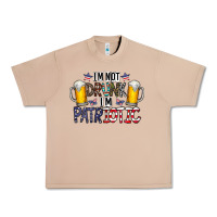 Burro I'm Not Drunk I'm Patriotic Urban Heavy Tee - CowhideDigitalArt