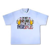 Grape Ice I'm Not Drunk I'm Patriotic Urban Heavy Tee - CowhideDigitalArt