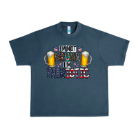 Midnight Navy I'm Not Drunk I'm Patriotic Urban Heavy Tee - CowhideDigitalArt