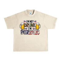 Sandshell I'm Not Drunk I'm Patriotic Urban Heavy Tee - CowhideDigitalArt