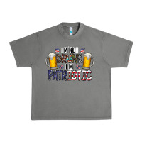 Tornado I'm Not Drunk I'm Patriotic Urban Heavy Tee - CowhideDigitalArt
