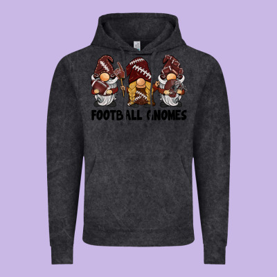 Football Gnomes Vintage Hoodie Designed By Barkaloodesign