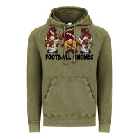 Vintage Olive football gnomes Vintage Hoodie - BarkalooDesign