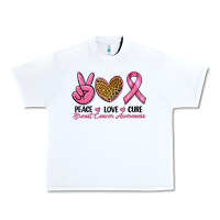 White peace love cure Urban Heavy Tee - RanaPortraitStore