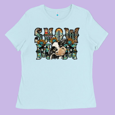 Show Mom Ladies Tee Designed By Sublimationcraftshop