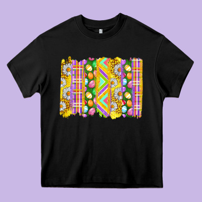 Easter Brushstrokes Heavy Core Tee Designed By Bundleandbundleshop