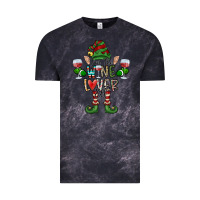 Cloud Black I'm The wine Lover Elf Vintage Tee - CowhideDigitalArt