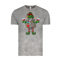 Cloud Rock I'm The wine Lover Elf Vintage Tee - CowhideDigitalArt