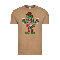 Vintage Coffee I'm The wine Lover Elf Vintage Tee - CowhideDigitalArt