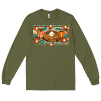 Army Green pumpkin pie Long Sleeve Tee - Artiststas