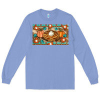 Colony Blue pumpkin pie Long Sleeve Tee - Artiststas