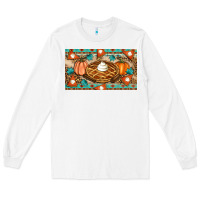White pumpkin pie Long Sleeve Tee - Artiststas