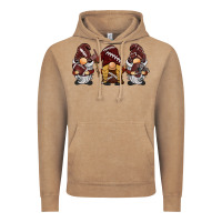 Vintage Coffee football gnomes Vintage Hoodie - BarkalooDesign