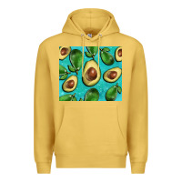 Antique Gold avacadoblue tumbler Premium Hoodie - BarkalooDesign
