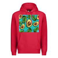 Cardinal avacadoblue tumbler Premium Hoodie - BarkalooDesign