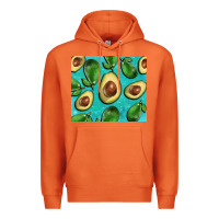Carrot avacadoblue tumbler Premium Hoodie - BarkalooDesign