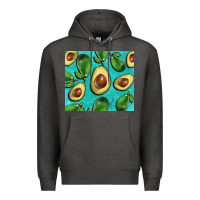 Charcoal Heather avacadoblue tumbler Premium Hoodie - BarkalooDesign