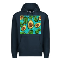 Navy avacadoblue tumbler Premium Hoodie - BarkalooDesign