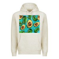 Oatmeal Heather avacadoblue tumbler Premium Hoodie - BarkalooDesign