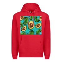 Red avacadoblue tumbler Premium Hoodie - BarkalooDesign