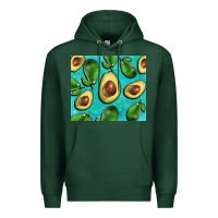Sports Green avacadoblue tumbler Premium Hoodie - BarkalooDesign