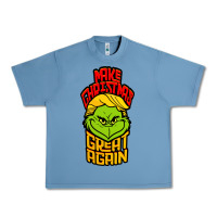 Pebble Blue Maga Christmas Edition Urban Heavy Tee - artisFamous