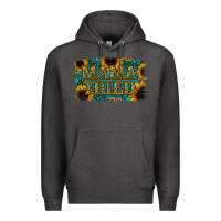 Charcoal Heather Sunflower Serappe Turquoise Gemstone Mama Tried Premium Hoodie - Jasminsmagicworld