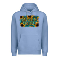 Colony Blue Sunflower Serappe Turquoise Gemstone Mama Tried Premium Hoodie - Jasminsmagicworld