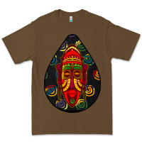 Cacao african masks teardrop  6 Premium Tee - BundleAndBundleShop