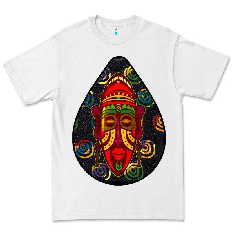 African Masks Teardrop  6 Premium Tee by BundleAndBundleShop | Teevron