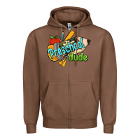 Chestnut preschool dude Zipper Hoodie - RanaPortraitStore