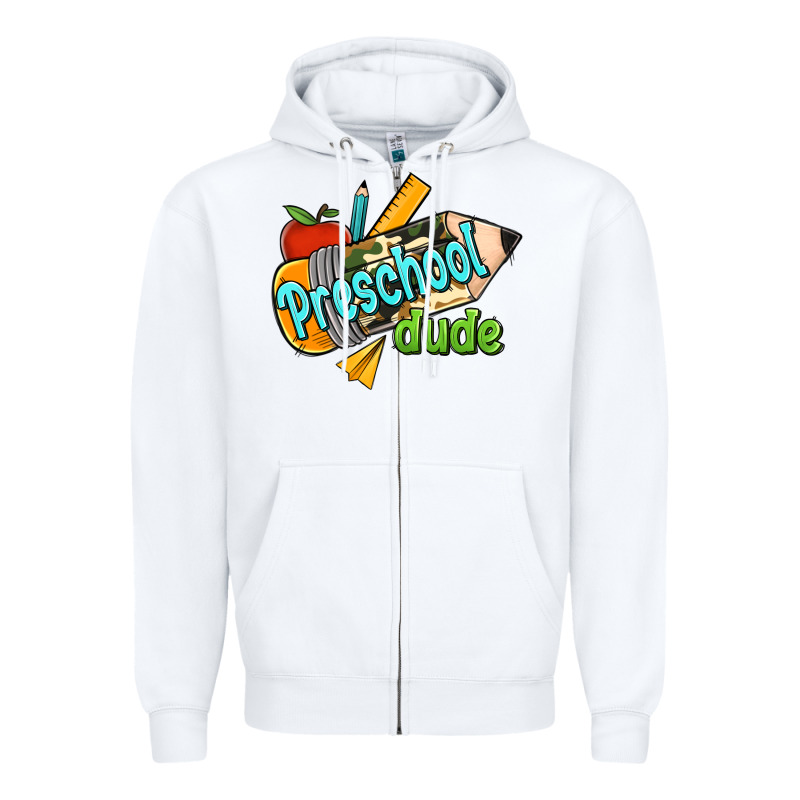 Preschool Dude Zipper Hoodie by RanaPortraitStore | Teevron