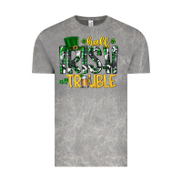 Cloud Rock Half Irish All Trouble Vintage Tee - CowhideDigitalArt