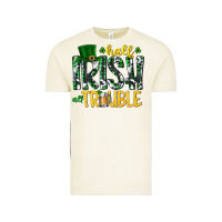 Vintage Arctic Half Irish All Trouble Vintage Tee - CowhideDigitalArt