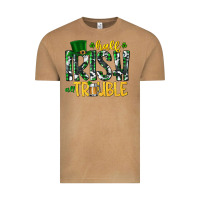 Vintage Camel Half Irish All Trouble Vintage Tee - CowhideDigitalArt