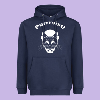 Purrrsist Heavyweight Hoodie Designed By Bettercallsaul