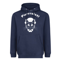 Navy Purrrsist Heavyweight Hoodie - Bettercallsaul
